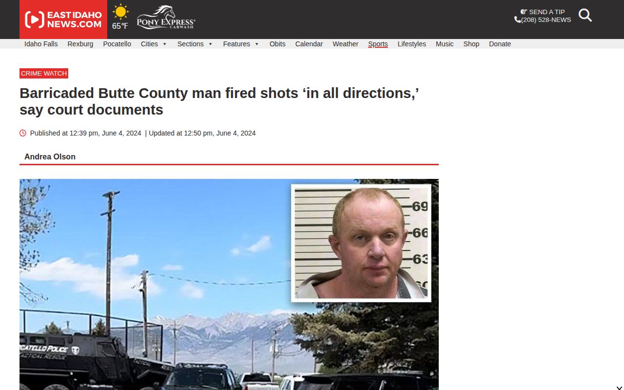 East Idaho News selected Butte County incident report based on court documents